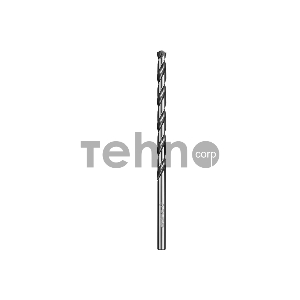 Удлиненное сверло по металлу, ЗУБР ПРОФ-А 4,5х126мм, сталь Р6М5, класс А