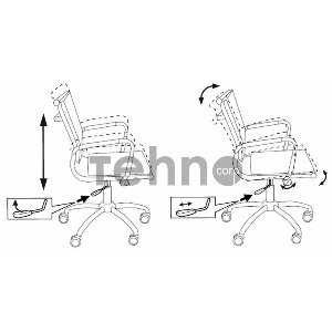 Кресло руководителя Бюрократ CH-993-Low/Red низкая спинка красный искусственная кожа крестовина хромированная