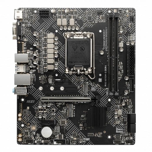 Материнская плата MSI PRO H610M-B DDR4 / Intel H610 LGA1700 2xDDR4-3200 1xPCIex16 4xSATA 1xM.2 HDMI VGA / mATX