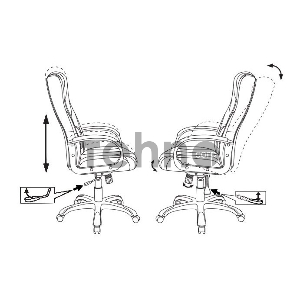 Кресло игровое Бюрократ VIKING-9/BL+RED черный/красный искусст.кожа/ткань