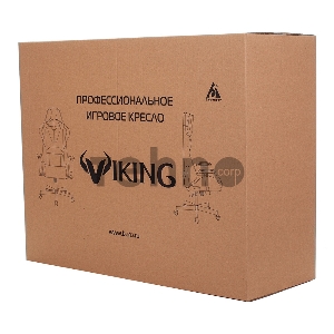 Кресло игровое Бюрократ VIKING-9/BL+RED черный/красный искусст.кожа/ткань
