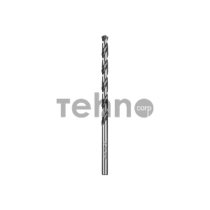 Удлиненное сверло по металлу, ЗУБР ПРОФ-А 4.8х132мм, сталь Р6М5, класс А