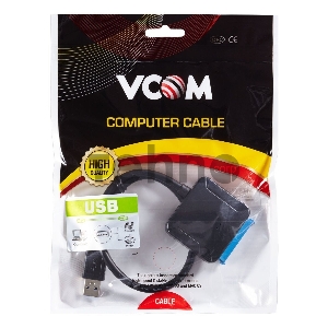 Кабель-адаптер USB3.0 ---SATA III 2.5/3,5+SSD, VCOM <CU816>