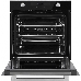 Духовой шкаф Электрический Weissgauff EOM 731 PDBX черный/нержавеющая сталь, встраиваемый, фото 3