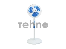 Вентилятор напольный OPTIMA OSF-30W, 1100мм/340мм/40Вт, 3 скорости, голубой (неделимая упаковка 2шт)