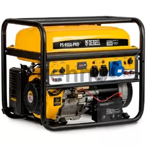 Генератор бензиновый PS-95EA-PRO, 9,5 кВт, 230 В, 40 л, разъём ATS, эл.старт// Denzel