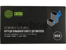 Картридж лазерный Cactus CS-CE505X-MPS черный (13000стр.) для HP LaserJet P2050 /P2055 /P2055D/ P2055DN / P2055X