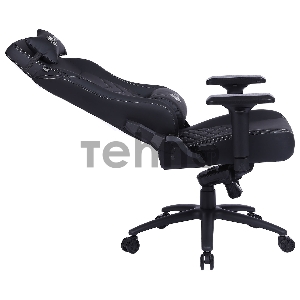 Кресло игровое Cactus CS-CHR-0112BL черный сиденье черный эко.кожа с подголов. крестовина металл пластик черный