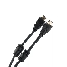 Кабель HDMI-19M --- HDMI-19M ver 2.0+3D/Ethernet,2 фильтра 3m Telecom <TCG200F-3M>, фото 1