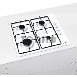 Газовая варочная поверхность Bosch PBP6C2B82O белый