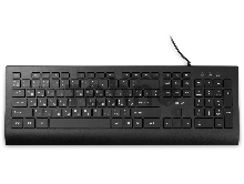 Клавиатура Оклик 155M черный USB slim