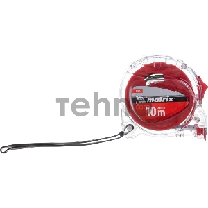 Рулетка MATRIX 31075 crystal 10м х 25мм корпус из поликарбоната Рулетка MATRIX 31075 crystal 10м х 25мм корпус из поликарбоната
