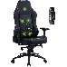 Кресло игровое Cactus CS-CHR-0112BL-M, массажное, с подголовником, черный, фото 11