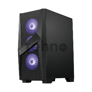 Корпус MSI MAG FORGE 101M / mid-tower, ATX, tempered glass / 4x120mm RGB fans inc. / MAG FORGE 101M