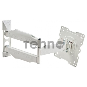 Кронштейн Kromax ATLANTIS-40 white, Наклонно-поворотный, 22-65, VESA до 400x400, до 40кг