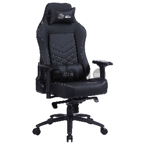 Кресло игровое Cactus CS-CHR-0112BL-M, массажное, с подголовником, черный Кресло игровое Cactus CS-CHR-0112BL-M, массажное, с подголовником, черный