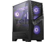 Корпус MSI MAG FORGE 101M  mid-tower, ATX, tempered glass / 4x120mm RGB fans inc. / MAG FORGE 101M