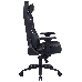 Кресло игровое Cactus CS-CHR-0112BL-M, массажное, с подголовником, черный, фото 9