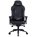 Кресло игровое Cactus CS-CHR-0112BL-M, массажное, с подголовником, черный, фото 7