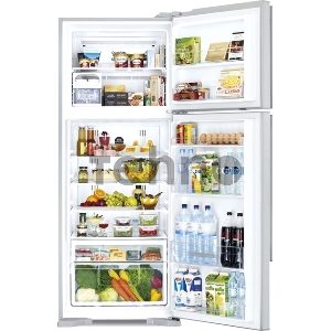 Холодильник Hitachi R-VG540PUC7 GPW 2-хкамерн. белое стекло (двухкамерный)