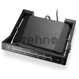 Электрогриль Hyundai HYG-5029 2200Вт черный/черный Электрогриль Hyundai HYG-5029 2200Вт черный/черный