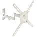 Кронштейн Kromax ATLANTIS-15 white, Наклонно-поворотный, 22"-65", VESA до 400x400, до 40кг, фото 2