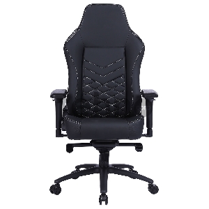 Кресло игровое Cactus CS-CHR-0112BL-M, массажное, с подголовником, черный