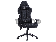 Кресло игровое Cactus CS-CHR-030BLS черный/серебристый сиденье черный/серебристый эко.кожа с подголов. крестовина металл пластик черный