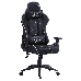 Кресло игровое Cactus CS-CHR-030BLS черный/серебристый сиденье черный/серебристый эко.кожа с подголов. крестовина металл пластик черный, фото 1