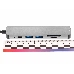 Адаптер Type-CM-->PD+2*USB3.0+TF+SD+HDMI(4K*30Hz)AlumiShell, VCOM <CU4371>, фото 3