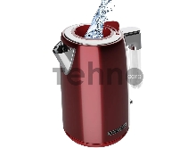 Чайник электрический Polaris PWK 1746CA Water Way Pro 1.7л. 2200Вт красный (корпус: нержавеющая сталь)
