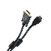 Кабель HDMI to DVI-D (19M -25M) 2м, TV-COM, 2 фильтра <LCG135F-2M>, фото 1