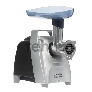 Мясорубка АКСИОН М61.04 Черно-серебристая, 2000 Вт, 3 кг/мин