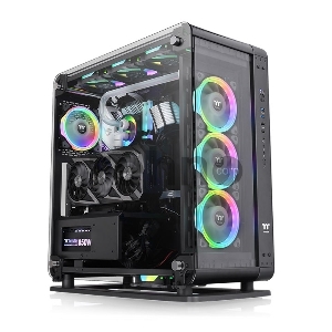 Корпус Thermaltake View 300 MX черный без БП ATX 6x120mm 6x140mm 3x200mm 2xUSB2.0 1xUSB3.0 audio bott PSU