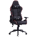 Кресло игровое Cactus CS-CHR-030BLR черный/красный сиденье черный/красный эко.кожа с подголов. крестовина металл пластик черный, фото 1