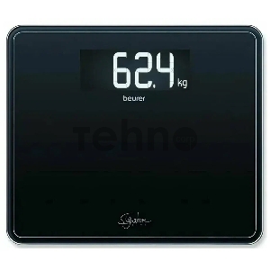 Весы напольные электронные Beurer GS410 Signature Line макс.200кг черный