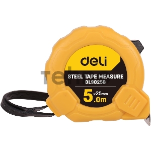Рулетка Deli DL9025B 5м*25мм Метрическая. Корпус ударопрочный. Рулетка Deli DL9025B 5м*25мм Метрическая. Корпус ударопрочный.