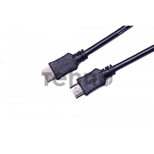 Кабель HDMI [C-HM-HM-7.5M] Wize, 7.5 м, v.2.0, 19M/19M, позол.разъемы, экран, черный, пакет
