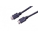 Кабель HDMI [C-HM-HM-7.5M] Wize, 7.5 м, v.2.0, 19M/19M, позол.разъемы, экран, черный, пакет, фото 1