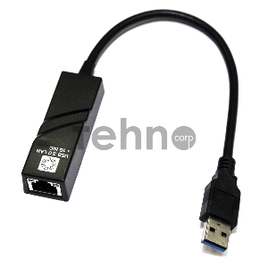 Адаптеры USB Ethernet 5bites Кабель-адаптер 5bites UA3-45-01BK USB3.0 -> RJ45 10/100/1000 Мбит/с, 10см