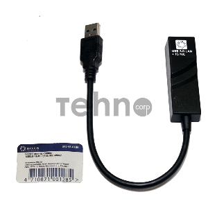 Адаптеры USB Ethernet 5bites Кабель-адаптер 5bites UA3-45-01BK USB3.0 -> RJ45 10/100/1000 Мбит/с, 10см