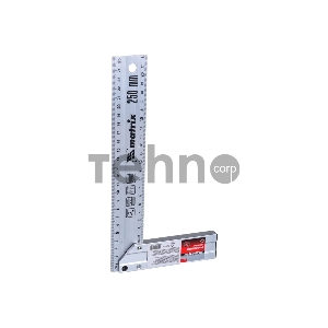 Угольник MATRIX 32471 250мм алюминиевый литой