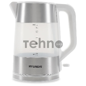 Чайник электрический Hyundai HYK-P4025 2л. 2200Вт белый (корпус: пластик)