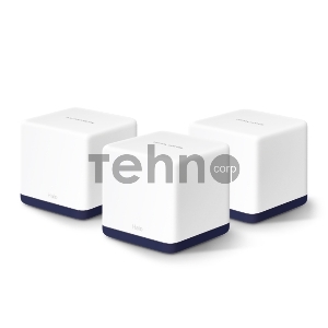 Система Mercusys MESH AC1900 Whole Home Mesh Wi-Fi System, 3× Internal Antennas, 3×GB ports (WAN/LAN) (3-pack)