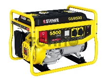 Генератор GS-6500 бензиновый, 5500 Вт, STEHER