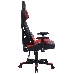 Кресло игровое Cactus CS-CHR-090BLR черный/красный сиденье черный/красный эко.кожа/сетка крестовина пластик пластик черный, фото 3