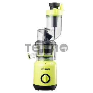 Соковыжималка шнековая Hyundai HY-JS7534 300Вт рез.сок.:600мл. зеленый/черный