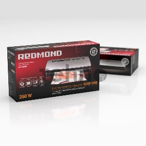 Вакуумный упаковщик Redmond RVS-M020 120Вт серебристый/черный