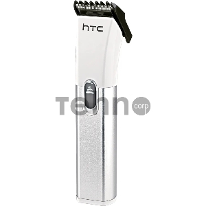 Машинка для стрижки волос HTC AT-1107B белый/серый