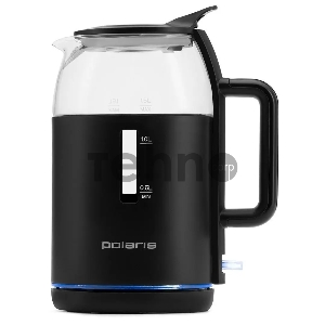 Чайник POLARIS PWK1545CGL Water Way Pro, пластик/стекло Черный Чайник POLARIS PWK1545CGL Water Way Pro, пластик/стекло Черный
